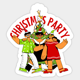 Christmas party Sticker